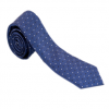 Italy Direct Shop Men's Navy Polka Dot Necktie