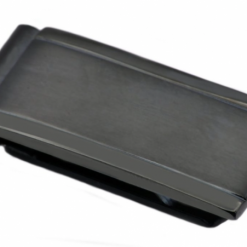 BlackJack Plain Black Plated Stainless Steel Money Clip