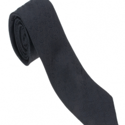 Italy Direct Black Geometric Necktie