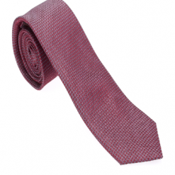 Italy Direct Red Geometric Necktie