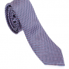 Italy Direct Shop Men's Blue And Pink Geometric Necktie