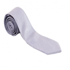 Italy Direct Blue/Brown Pattern Geometric Necktie Shop Men's