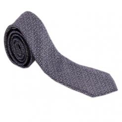 Italy Direct Navy And White Pattern Geometric Necktie Shop Men's