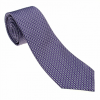 Italy Direct Shop Men's Purple/Green/Black Pattern Geometric Necktie