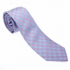 Italy Direct Baby Blue And Pink Pattern Geometric Necktie Shop Men's
