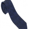 Italy Direct Navy/Black Paisley Necktie Shop Men's
