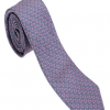 Italy Direct Blue And Pink Floral Necktie Shop Men's