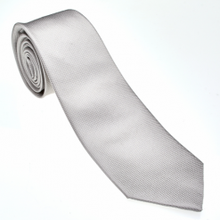 Italy Direct White Solid Necktie Shop Men's