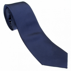 Italy Direct Navy Solid Necktie Shop Men's