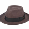 Italy Direct Chocolate Fedora Shop Men's