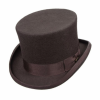 Italy Direct Shop Men's Brown Top Hat