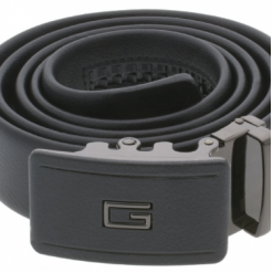 Italy Direct Shop Men's Black Belt With "G" Designed Buckle