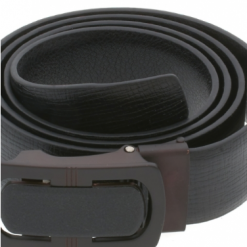 Italy Direct Shop Men's Black Belt With Matte Buckle