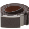 Italy Direct Brown Belt With Textured Buckle