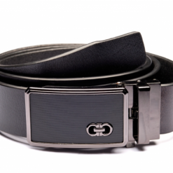Italy Direct Black Belt With Designed Buckle