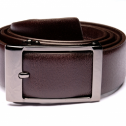 Italy Direct Shop Men's Traditional Brown Belt With Oxidized Buckle