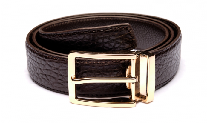 Italy Direct Traditional Brown Belt With Gold Buckle 3 Italy Direct Traditional Brown Belt With Gold Buckle