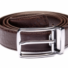 Italy Direct Traditional Brown Belt With Silver Buckle Shop Men's