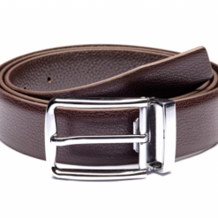 Italy Direct Traditional Brown Belt With Silver Buckle