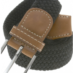 Italy Direct Charcoal Stretch Belt Shop Men's