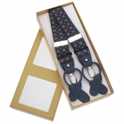 Italy Direct Blue Suspenders Shop Men's