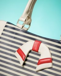 Banned Apparel White Vintage Nautical Handbag