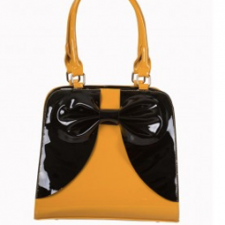 Banned Apparel Mustard Lila Clutch