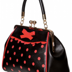 Banned Apparel Black & Red Crazy Little Thing Handbag Shop Women's