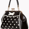 Banned Apparel Black & White Crazy Little Thing Handbag