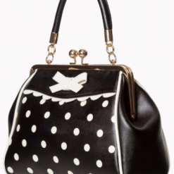 Banned Apparel Black & White Crazy Little Thing Handbag