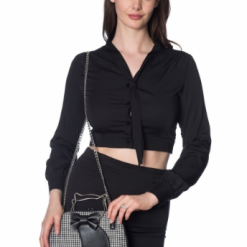 Banned Apparel Houndstooth Dixie Bag Handbag