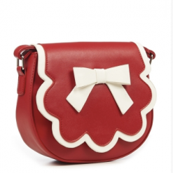 Banned Apparel Red/White Rocco Handbag