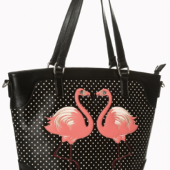 Banned Apparel Shop Women's Black Polka Dot Blair Handbag
