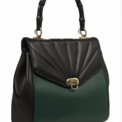 Banned Apparel Black/Green Bamboo Lux Handbag Shop Women's
