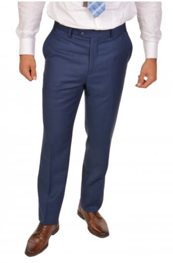 Italy Direct Royal Blue Sport Fit Dress Pants 3 Italy Direct Royal Blue Sport Fit Dress Pants