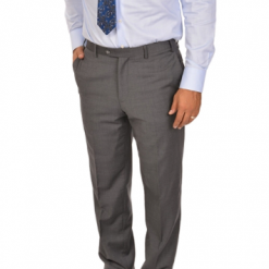 Italy Direct Medium Grey Sport Fit Dress Pants