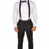 Italy Direct Black Tuxedo Sport Fit Dress Pants Shop Men's