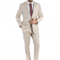 Italy Direct Modern Fit Beige Two Piece Suit B-Beige Shop Men's