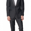 Italy Direct Slim Fit Black Shawl Tuxedo
