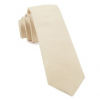Italy Direct Shop Men's Light Champagne Linen Row Necktie