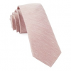 Italy Direct Jet Set Solid Blush Necktie