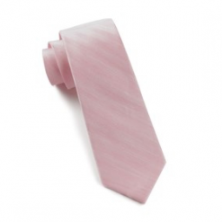 Italy Direct Baby Pink Invisible Stripe Necktie Shop Men's
