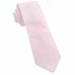 Italy Direct Blush Solid Flex Necktie