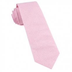 Italy Direct Baby Pink Cotton Tango Necktie Shop Men's