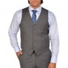 Italy Direct Medium Grey Vest Suits