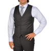 Italy Direct Suits Charcoal Vest