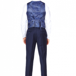 Italy Direct Navy Low Cut Vest Suits