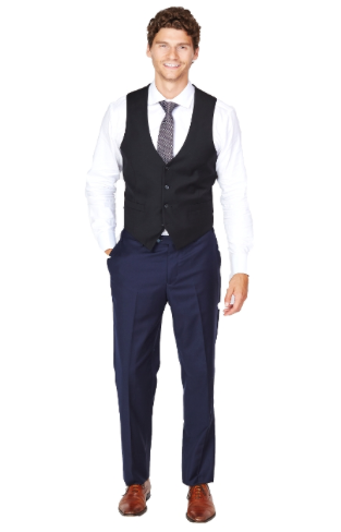 Italy Direct Black Low Cut Vest 3 Italy Direct Black Low Cut Vest