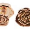 Italy Direct Shop Men's Rose Plated Rose Cufflinks