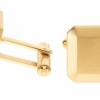 Italy Direct Shop Men's Gold Plated Cufflinks